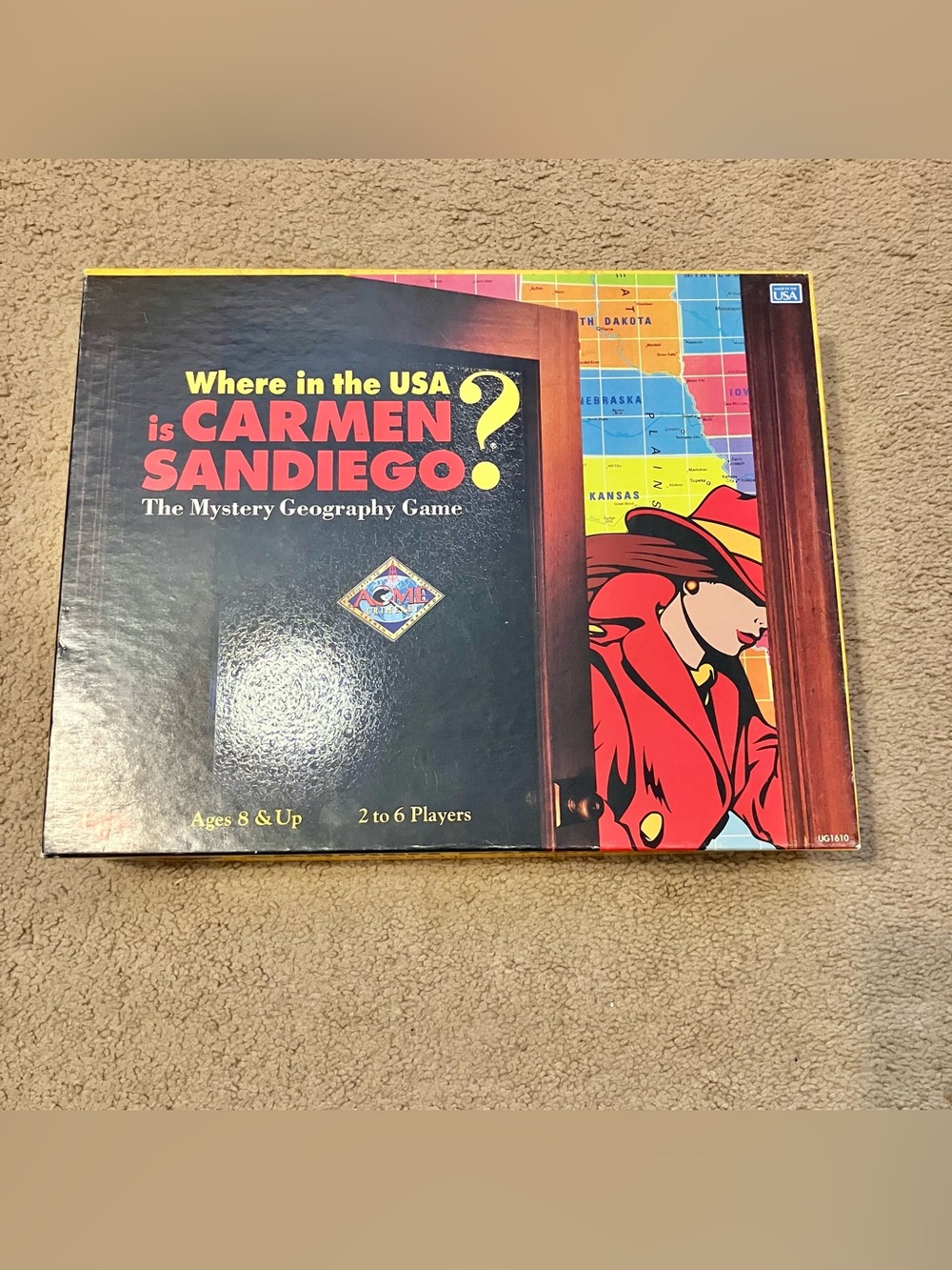Where in the USA‎ is Carmen Sandiego? Board Game **100% COMPLETE** Great Cond.